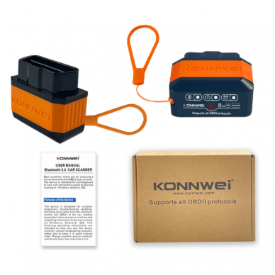 Konnwei KW905 OBD OBD2 adapteris 4