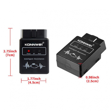 Konnwei KW912 OBD2 skaitytuvas (ELM327) 3