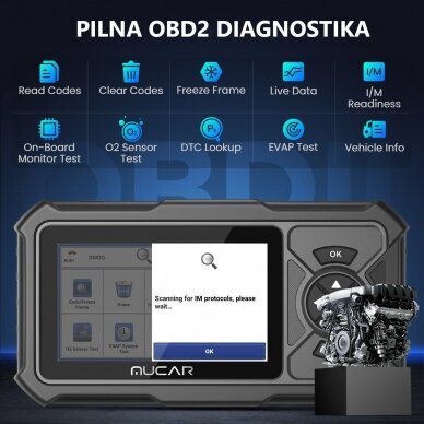 MUCAR CDE900PRO universali diagnostikos įranga 2