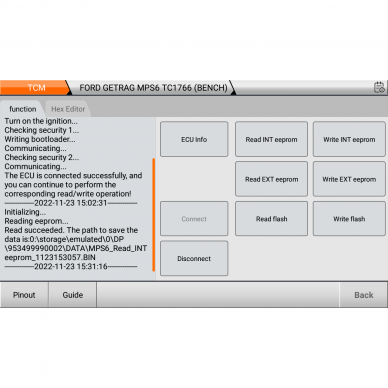 OBDSTAR DC706 ECU / ECM / TCM programavimo ir klonavimo įrankis 1