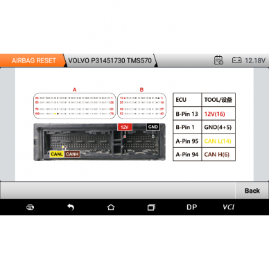 OBDSTAR P50 Airbag Crash Data programatorius 2