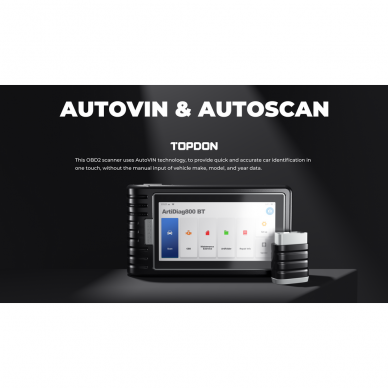 Topdon ArtiDiag800BT Automobilių Diagnostikos Įrankis 8